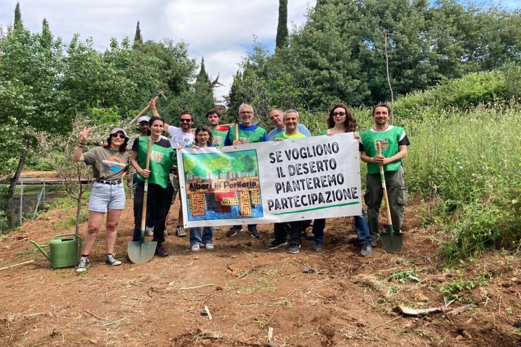 piantare alberi in periferia
